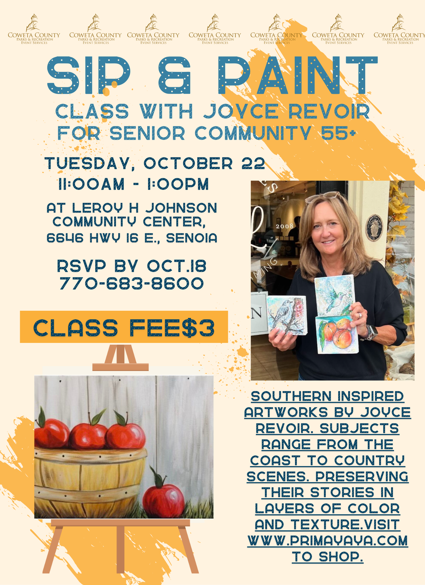 Sip & Paint - Oct. 22