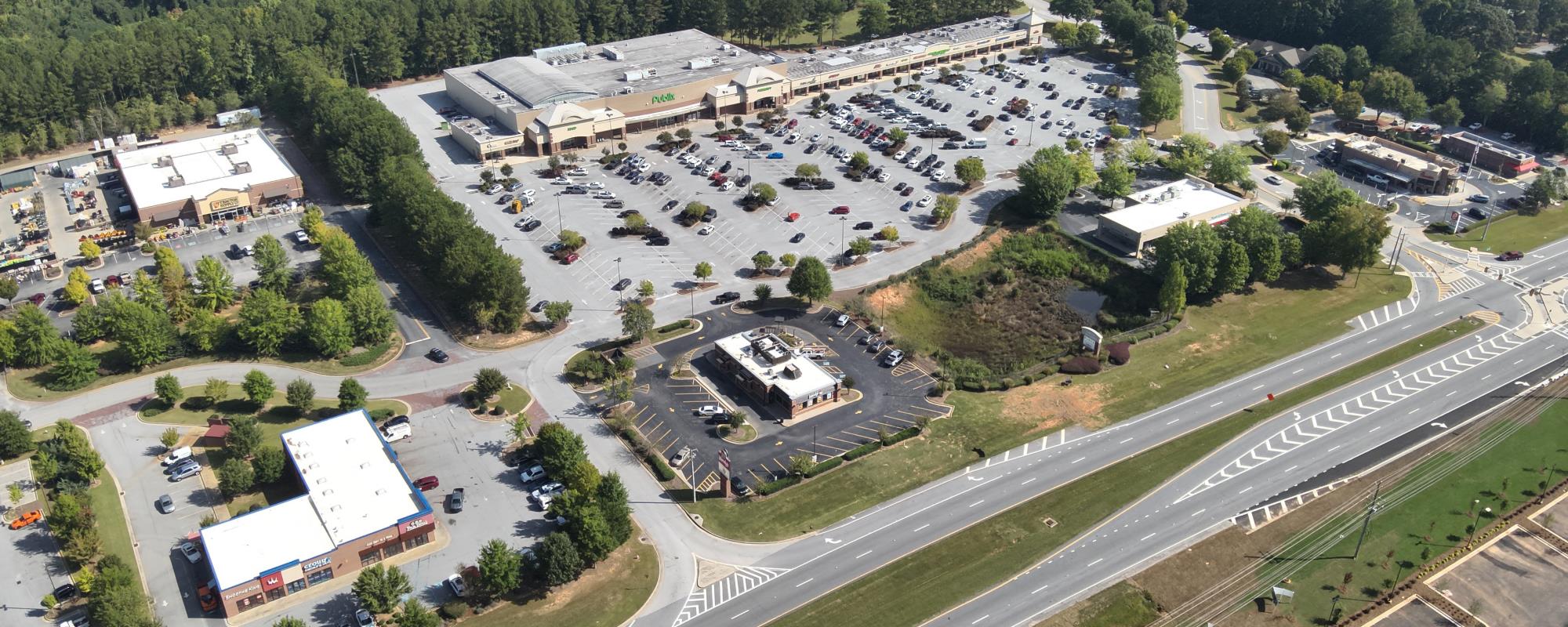 Thomas Crossroads Shopping Center Drone - Resized